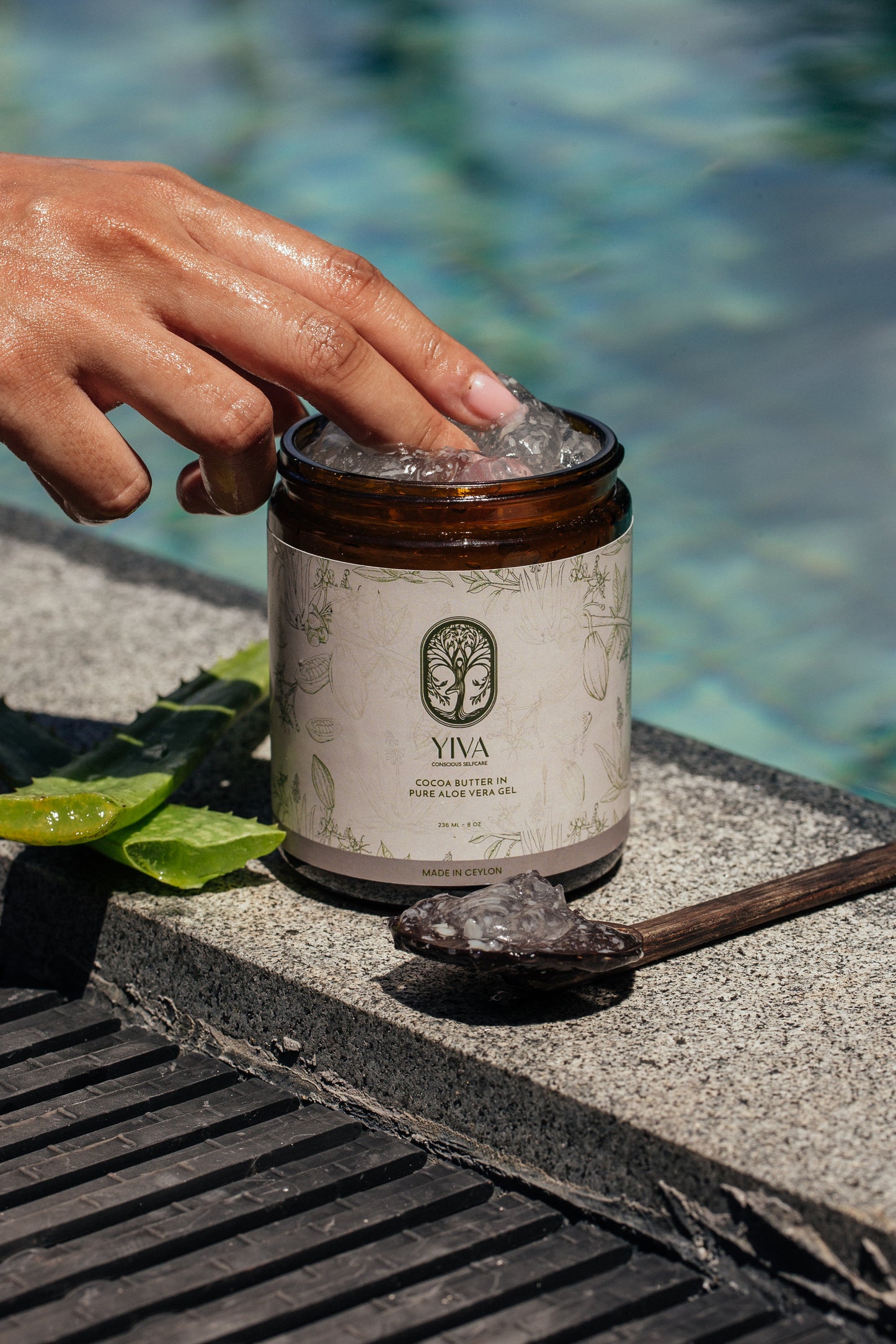 Cocoa Butter In Pure Aloe Vera Gel